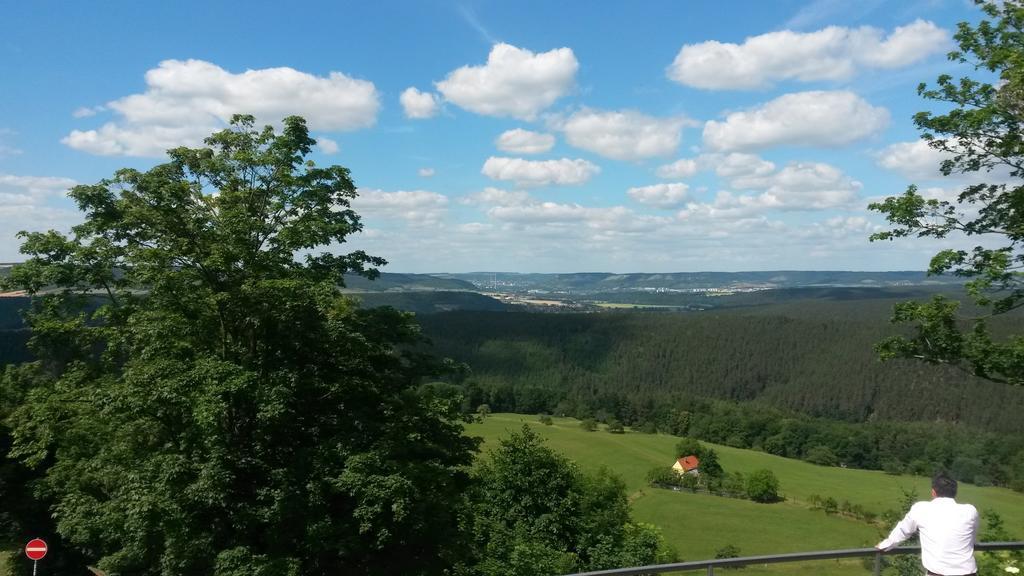 Ferienwohnung Sonnenschein Familie Hamdorf Bad Sulza Oda fotoğraf